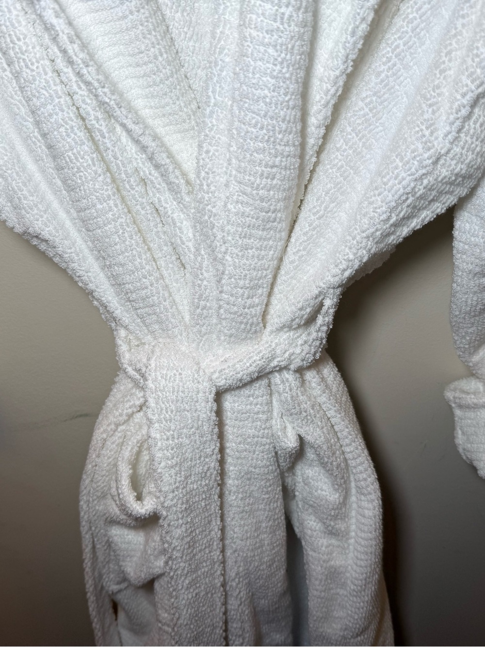 Lands End White Terry cloth Belted Robe NWOT 2X Plus Shawl Collar Classic - Picture 4 of 6